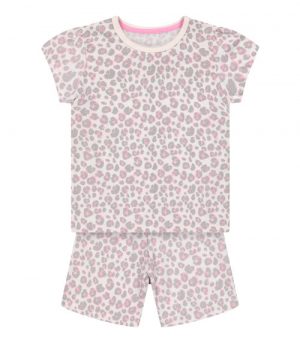 MC Leopard Print Shortie Pyjamas