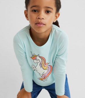 H&M Printed Unicorn Tshirt